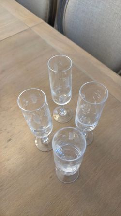 Princess House Heritage Champagne glasses