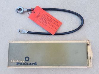 NOS 1958 to 1962 Chevrolet V8 Positive Battery Cable GM Delco OEM