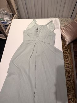 Azazie Ginger Bridesmaid Dress – Agave (Sage Green) – Size A4 – New