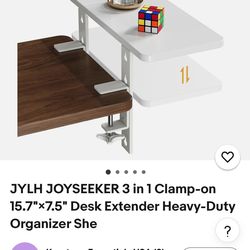 3 in 1 Clamp-On Heavy Duty Desk Extender