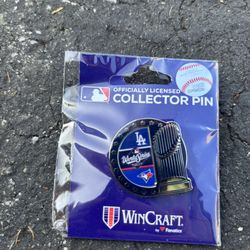 2025 World Series Los Angeles Dodgers Toronto Blue Jays Dueling Pin V1