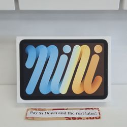 Apple IPad Mini 6 Tablet - Payments Available - Pay $1 Down To take It home