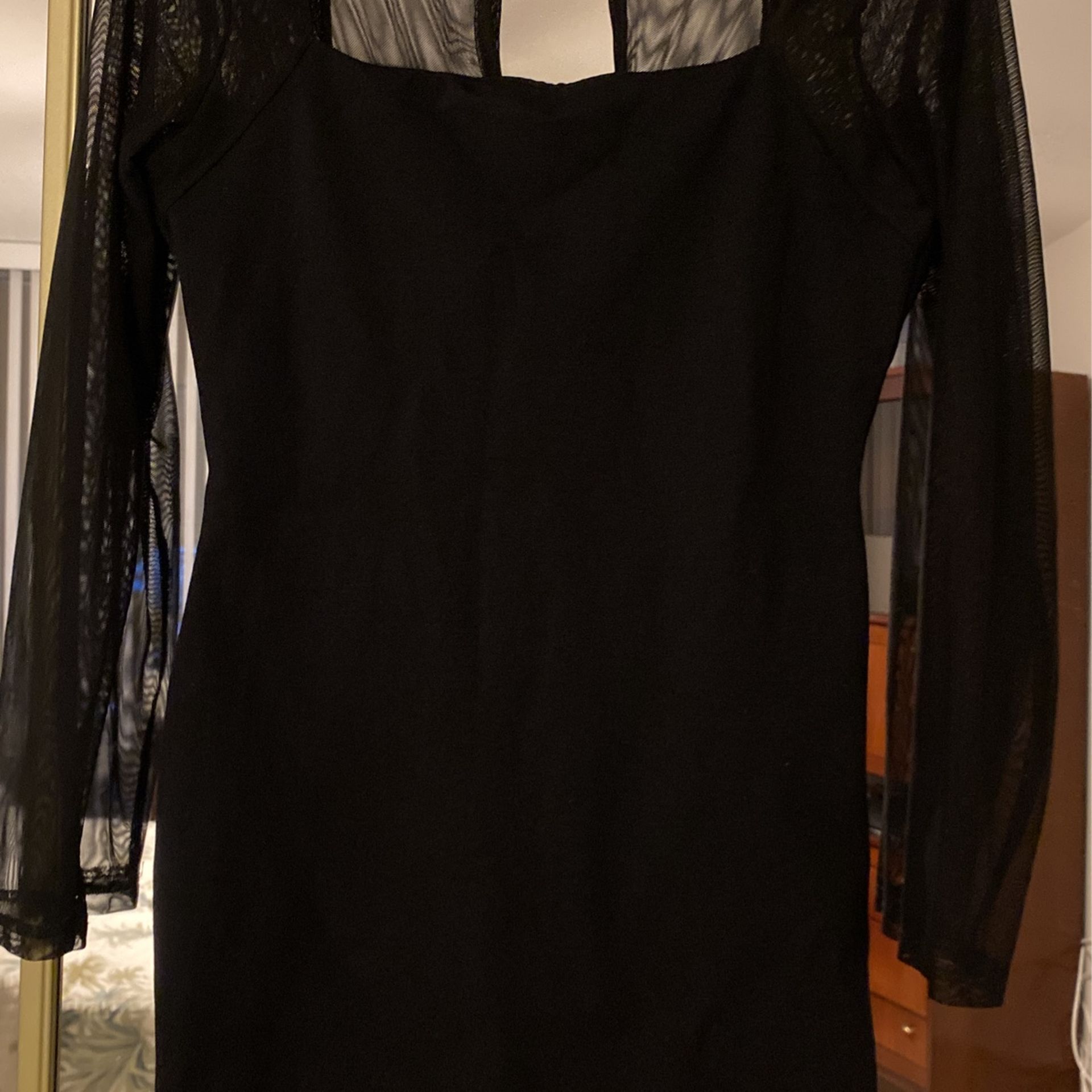 Fashion Nova Black Night Dress
