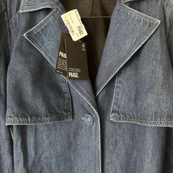 Denim Long Jacket New