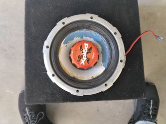10 inch Sony explode subwoofer and box