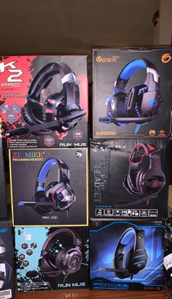 New assortment of gaming headsets xbox one ps4 nintendo switch pc mobile iphone galaxy note android