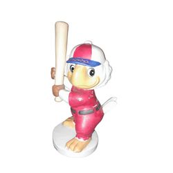 Vintage 1984 Baseball Olympics Sam The Eagle Ceramic Figurine 