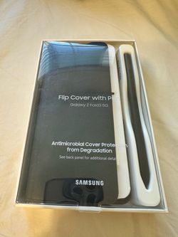 Samsung z fold 3 flip cover case with pen