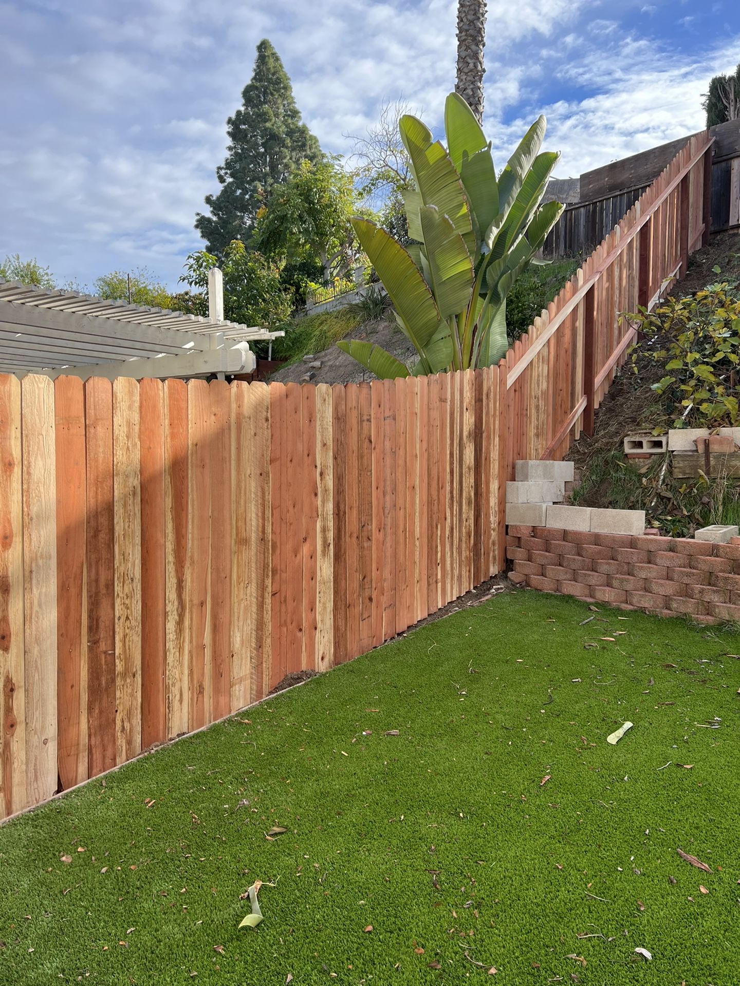Wood Fence New