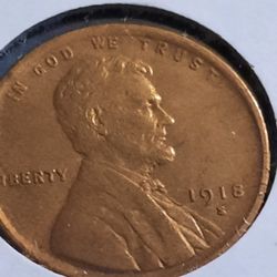 ☆1918S    Lincoln penny☆