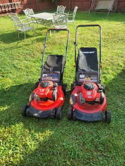 2 Briggs and Stratton 21" 140cc Push Lawn mowers Good Condition ($300 Both) 2 for less than price of a brand new