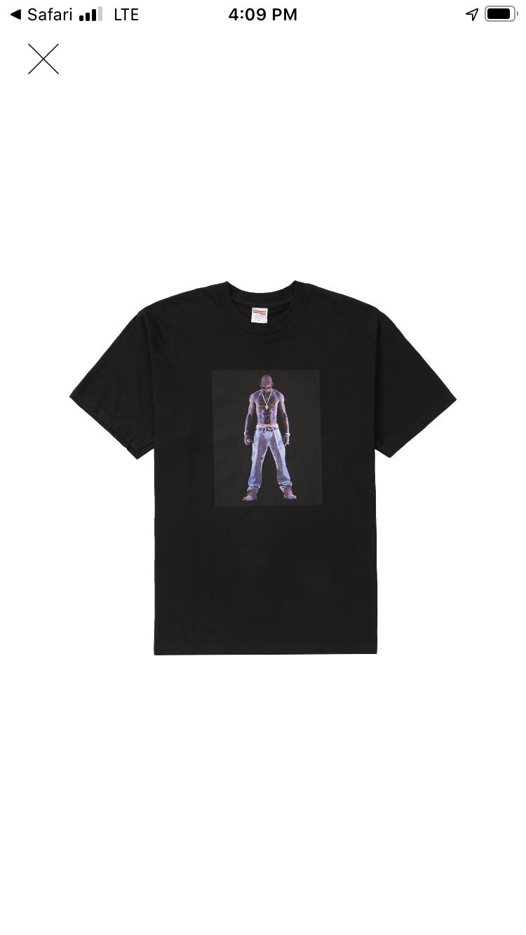 Supreme Tupac T Shirt size XL New