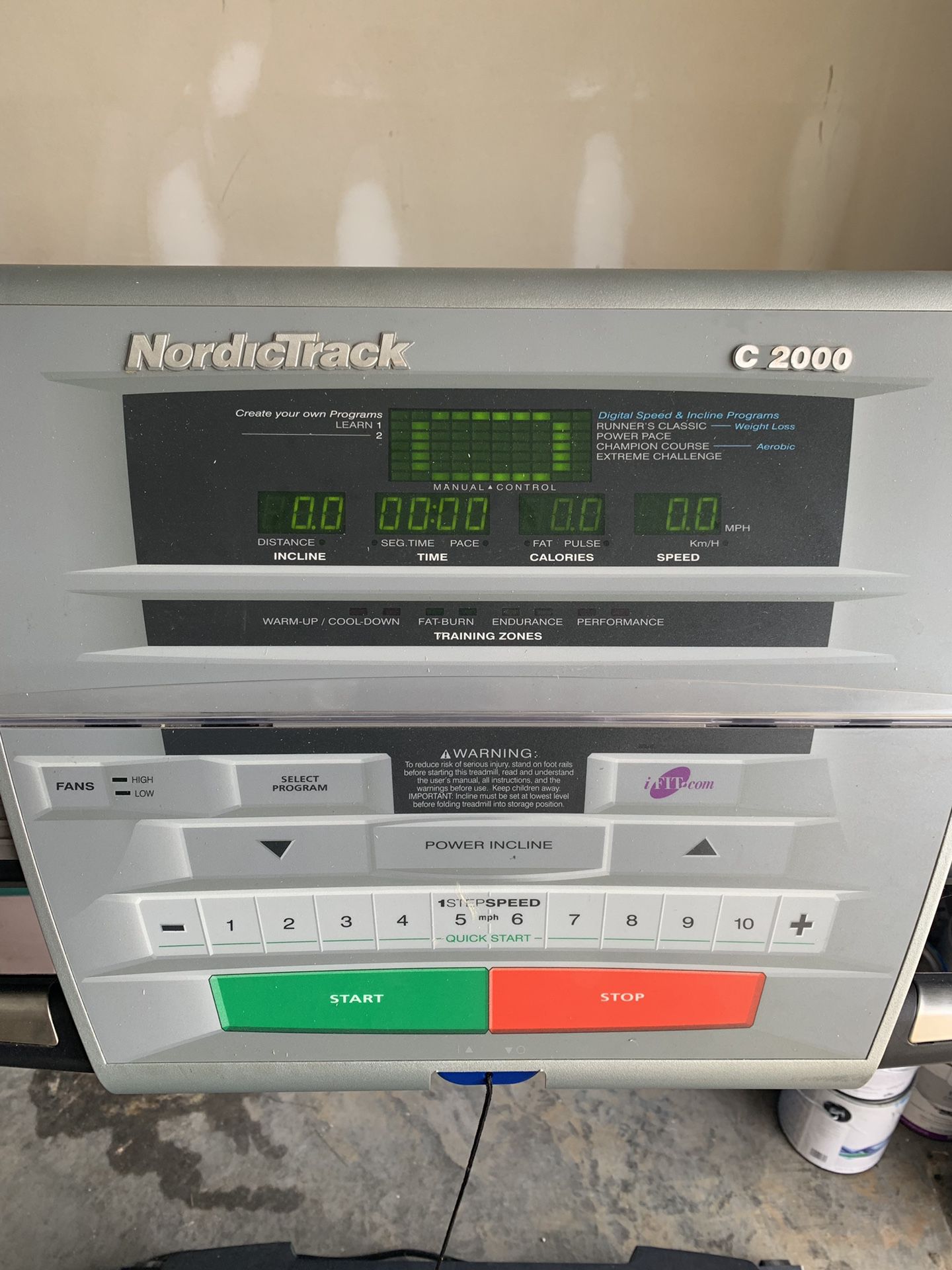 NordicTrack C2000 Treadmill w/ Silicone Lubricant ($50) Everything must go!