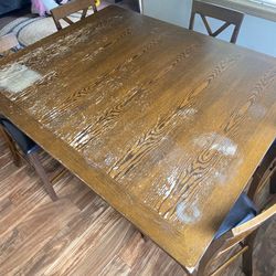 5 piece dining set with storage 