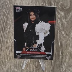 2025 Topps Now Stephanie Vaquer Raw Debut