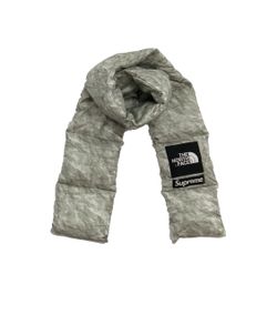 Supreme TNF Paper Print 700-Fill Down Scarf