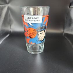 Star Trek Spock Collectible Pint Glass 16 0z CBS Studio

