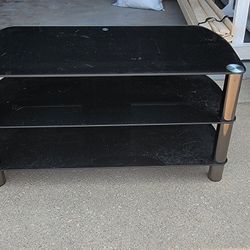 Glass Entertainment Stand