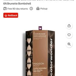 Madison Reed ColorWonder Demi-Permanent Hair Color Kit, 6N Brunette Bombshell