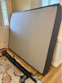 Free Queen box spring and frame