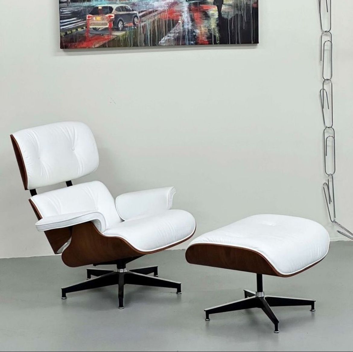 Mid Century Eames Style Lounge Chair by The Iconic Chair
