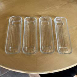 Glass corn on the cob trays