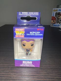 Rumi Funko Pocket Pop Keychain K-Pop Demon Hunters Movies Animation Huntr/X