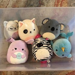 Lot Of 6 Squishmallows Adult Owned  10” (large) You Choose Or Make An Offer For All