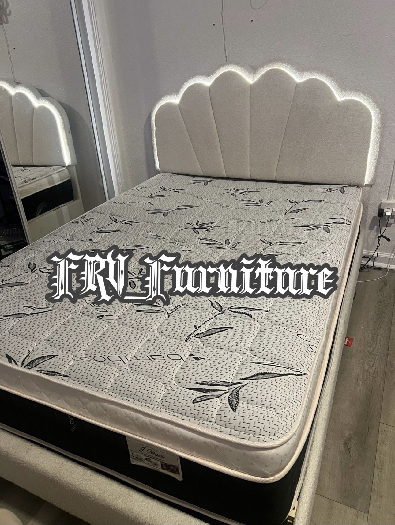 New Queen Bed Frame With Mattress
