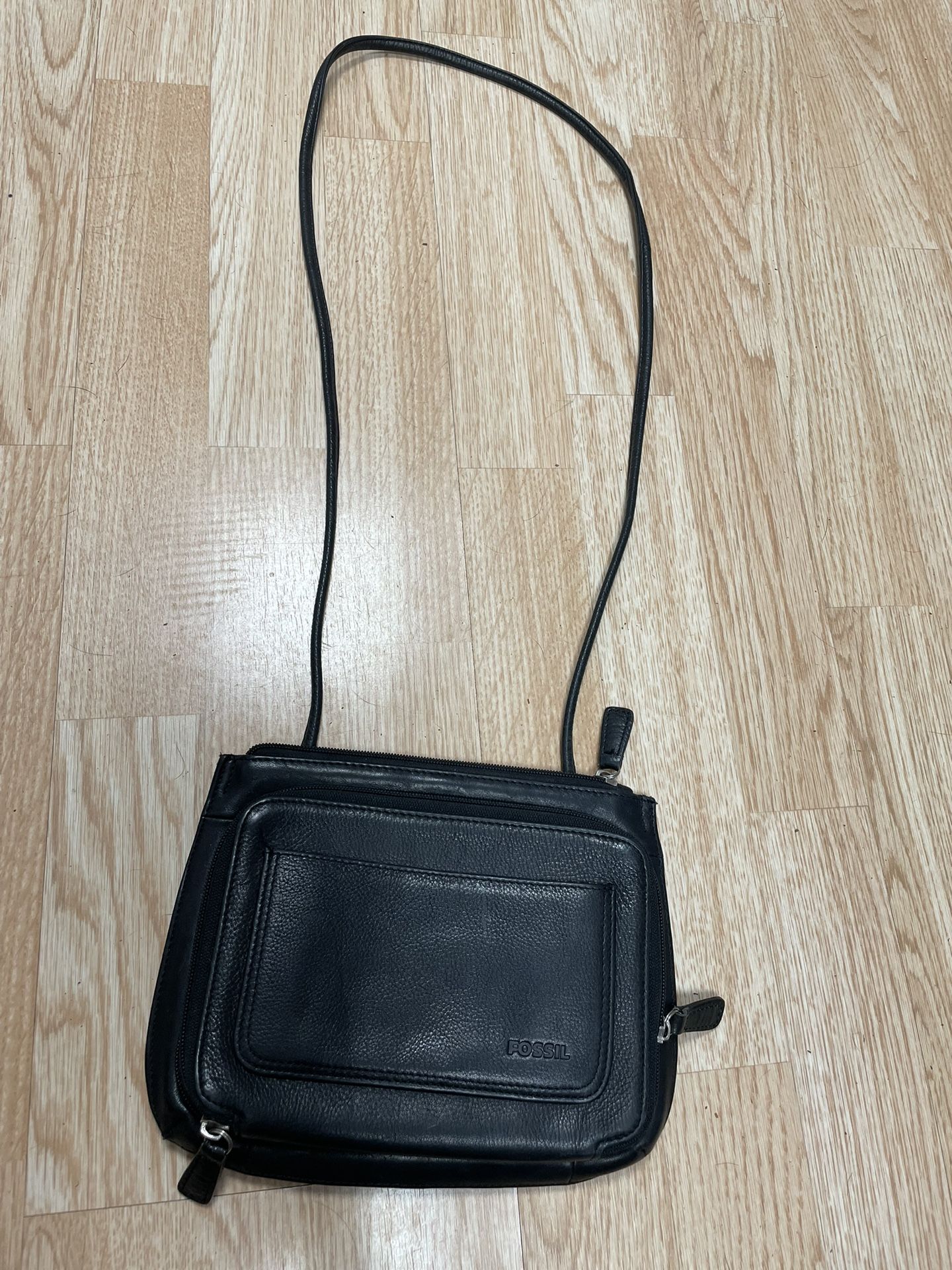 Fossil Black Cross Body Bag