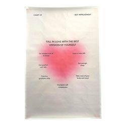 Fall In Love With Yourself Motivational Wall Art Poster 16x24