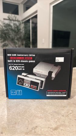 Mini game anniversary edition entertainment system built in 620 classic games