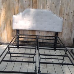 Nice Baseboard And Frame Metal Size Queen 