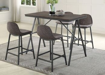 5PC Dining Table with 4 Chairs – Great Deal No Credit Needed