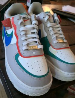 Nike Air Force 1 Shadow Sail Signal Blue Green