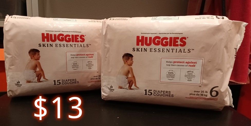 Bundle Size 6 New Diapers