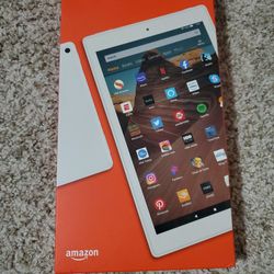 Fire HD 10 Tablet (10.1" 1080p full HD display, 32 GB) – White Open Box