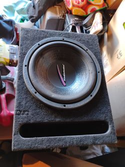 12-in subwoofer