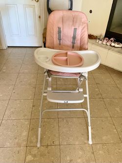 Baby High Chair with Tray and Harness