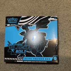 Black Bolt Elite Trainer Box Pokemon