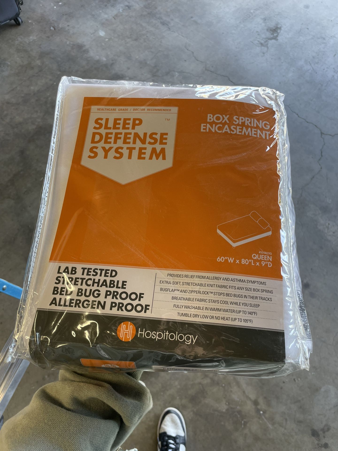 Queen Box Spring Cover (new)