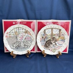 Royal Albert Decorative Plates - The Country Kitten Collection 