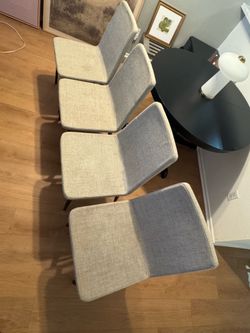 IKEA PREBEN upholstered dining chairs
