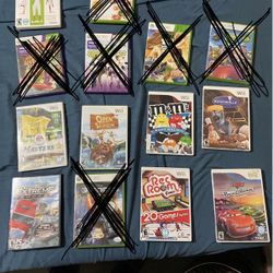 Miscellaneous WII GAMES, CASH/TRADE