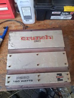 Crunch Powerzone P280 160 Watt Amp
