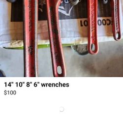 14 10 8 6  Wrenches 