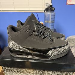 Retro 3 Black Cat