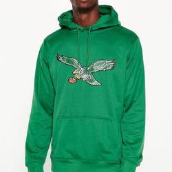 Philadelphia Eagles Vintage Hoodie KellyGreen XL