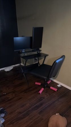 Desk and chair