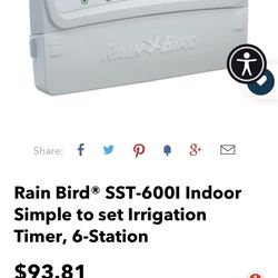 Lawn Irrigation Controller 6 Zone